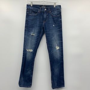 Express Distressed MENS Slim Jeans